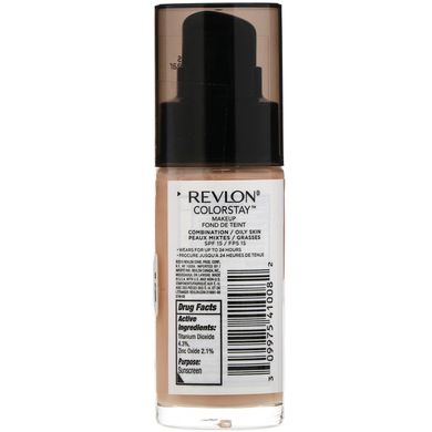Тональна основа Colorstay Makeup для комбінованої і жирної шкіри, золотистий бежевий 300, Revlon, 30 мл