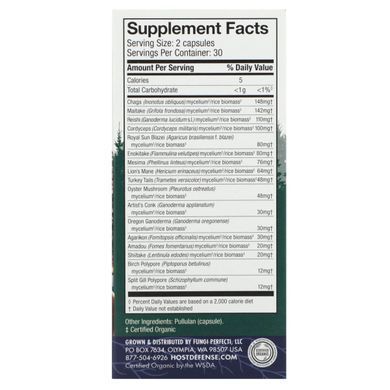 Поддержка иммунитета Fungi Perfecti (Immune Support) 60 капсул купить в Киеве и Украине