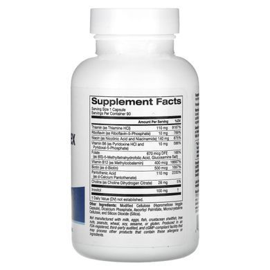 Lake Avenue Nutrition, комплекс витаминов группы&nbsp;B высокой эффективности действия, 90&nbsp;вегетарианских капсул купить в Киеве и Украине