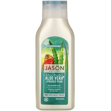 Відновлювальний шампунь з алое вера Jason Natural (Shampoo) 473 мл