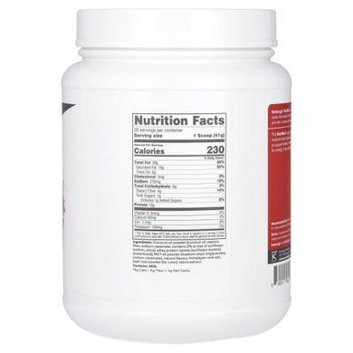 KetoLogic, Keto Meal, полуниця, 800 г (1,8 фунта)