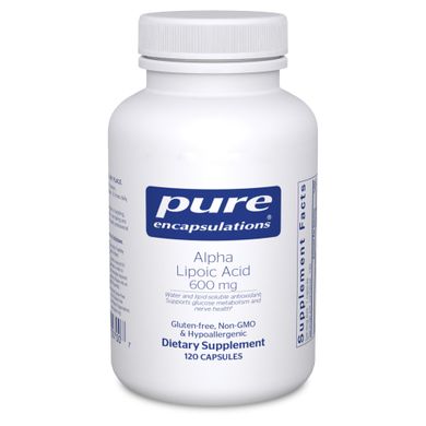 Альфа-липоевая кислота Pure Encapsulations (Alpha Lipoic Acid) 600 мг 120 капсул купить в Киеве и Украине