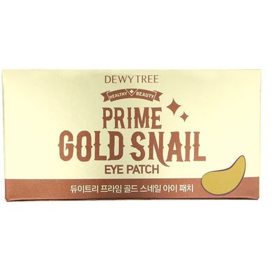 Очна пов'язка Prime Gold Snail, Dewytree, 60 пластирів, 90 г
