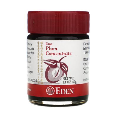Концентрат сливи уме, Eden Foods, 1,4 унції (40 г)