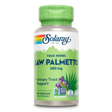 Saw Palmetto Berry 580mg - 50 vcaps Solaray