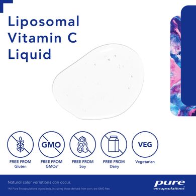 Липосомальный витамин C Pure Encapsulations (Liposomal Vitamin C) 120 мл купить в Киеве и Украине