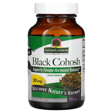 Клопогон Nature's Answer (Black Cohosh) 50 мг 90 капсул