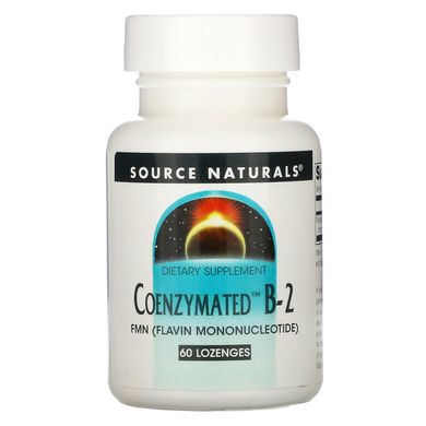 Коензиматуючий вітамін B-2, сублінгвально, Coenzymated B-2 Sublingual, Source Naturals, 60 таблеток