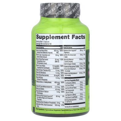 Мультивитамины для женщин 50+ NATURELO (One Daily Multivitamin for Women 50+) 60 вегетарианских капсул купить в Киеве и Украине