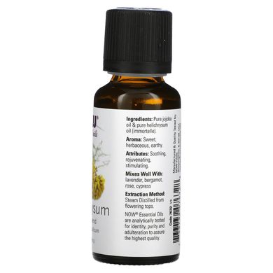 Олія безсмертника Now Foods (Helichrysum Essential Oils) 30 мл