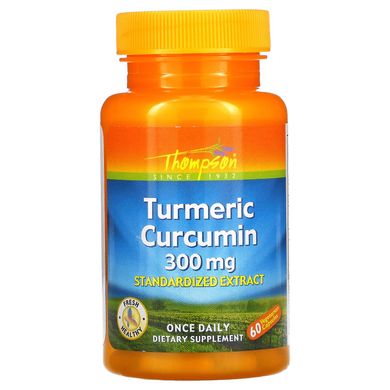 Куркумін Thompson (Turmeric Curcumin) 300 мг 60 капсул
