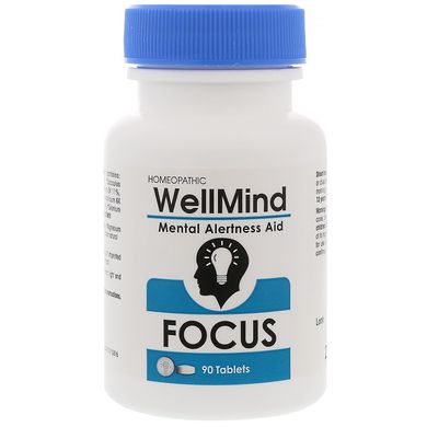WellMind Focus, Психологічна Допомога, MediNatura, 90 таблеток