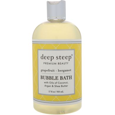 Піна для ванни грейпфрут - бергамот Deep Steep (Bubble Bath) 517 мл