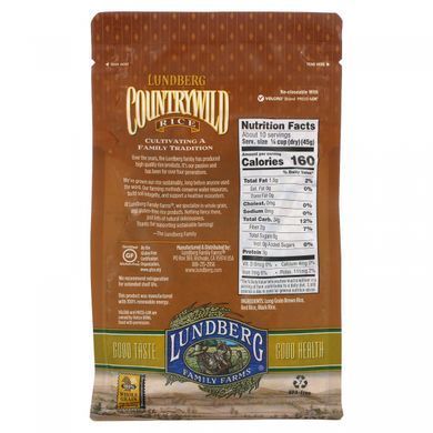 Дикий рис, Lundberg, 454 г