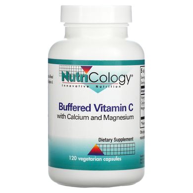 Буферизований вітамін C, Buffered Vitamin C, Nutricology, 120 капсул на рослинній основі