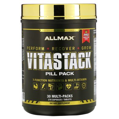 Vitastack, максимальна сила мультивітамінів і мінералів, ALLMAX Nutrition, 270 таблеток