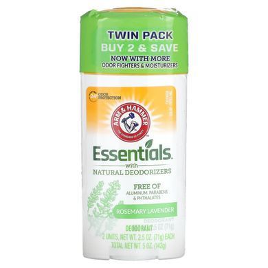 Натуральный дезодорант свежий для мужчин и женщин набор Arm & Hammer (Deodorant Fresh Rosemary Lavender Twin Pack) 2 шт по 71 г купить в Киеве и Украине