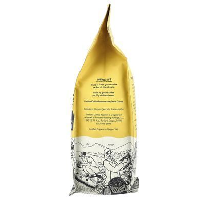 Portland Coffee Roasters, Organic Coffee, Whole Beans, Fatty Roast, Dark Sumatra, 340 g (12 oz).