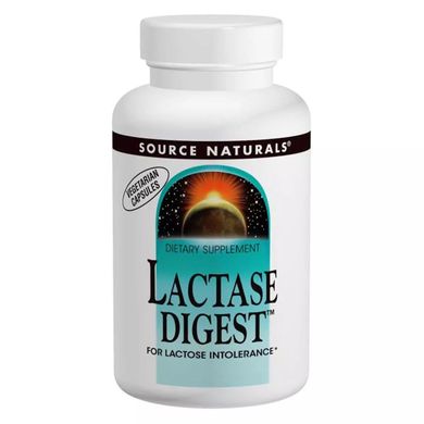 Лактаза для травлення Source Naturals (Lactase Digest) 30 мг 45 капсул