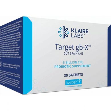 Пробіотики для підтримки настрою Klaire Labs (Mood Probiotic Target gb-X) 5 млрд КОЕ порошок 30 пакетів
