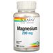 Магний Solaray (Magnesium) 200 мг 100 вегетарианских капсул фото