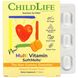 Мультивитамины натуральный апельсиновый вкус ChildLife (Multi Vitamin SoftMelts) 27 таблеток фото