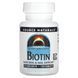 Биотин Source Naturals (Biotin) 10000 мкг 120 таблеток фото