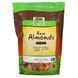 Сирий несолоний мигдаль Now Foods (Real Food Natural Unblanched Almonds Unsalted) 454 г фото