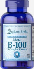 Витамин B-100® Комплексное время, Vitamin B-100® Complex Timed Release, Puritan's Pride, 250 таблеток купить в Киеве и Украине