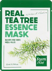 Тканинна маска для обличчя з екстрактом чайного дерева FarmStay (Essence Mask) 1 шт