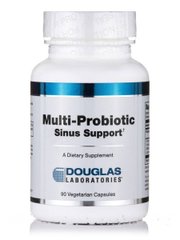 Мульти-пробиотическая поддержка синуса Douglas Laboratories (Multi-Probiotic Sinus Support) 90 вегетарианских капсул купить в Киеве и Украине