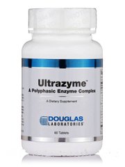 Ферменты для поддержки пищеварения Douglas Laboratories (Ultrazyme) 60 таблеток купить в Киеве и Украине