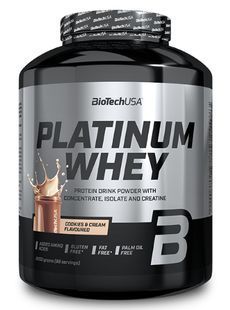 Протеїн Platinum Whey BioTech 2 кг Печиво - Крем