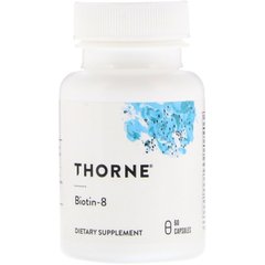 Биотин Thorne Research (Biotin-8) 8 мг 60 капсул купить в Киеве и Украине