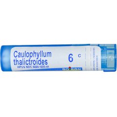Caulophyllum Thalictroides 6C, Boiron, Single Remedies, 80 Pellets купить в Киеве и Украине