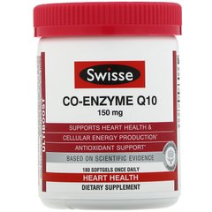 Коензим Q10 Swisse (Co-enzyme Q10) 180 капсул