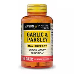 Чеснок и петрушка Mason Natural (Garlic & Parsley) 100 таблеток купить в Киеве и Украине