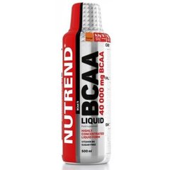 Амінокислоти БЦАА зі смаком апельсину Nutrend (BCAA Liquid) 40000 мг 500 мл