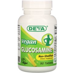 Глюкозамин для вегетарианцев Deva (Glucosamine Vegan) 1500 мг 90 таблеток купить в Киеве и Украине