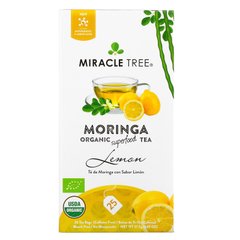 Miracle Tree, Органический суперпродуктовый чай Moringa, лимон, без кофеина, 25 чайных пакетиков, 1,32 унции (37,5 г) купить в Киеве и Украине