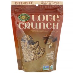 Гранола Love Crunch, темний шоколад, кориця і кеш`ю, Nature's Path, 325 г