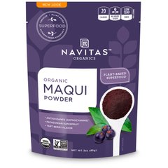 Органический порошок маки Navitas Organics (Organic Maqui Powder) 85 г со вкусом черничного пирога купить в Киеве и Украине