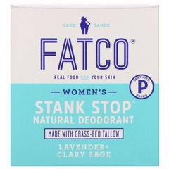 Натуральний дезодорант для жінок, лаванда + шавлія, Fatco, 1 рідка унція 29 мл