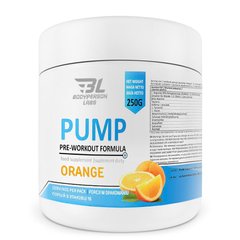 Передтренувальна формула з смаком лимона Bodyperson Labs (Pre-Workout Formula Orange) 250 г