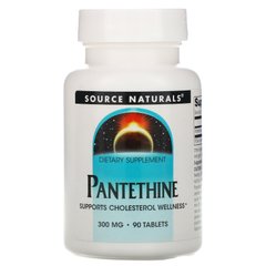 Пантетин Source Naturals (Pantethine) 300 мг 90 таблеток купить в Киеве и Украине