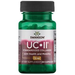 Коллаген типа II, UC-II Standardized Collagen, Swanson, 10 мг, 60 капсул купить в Киеве и Украине