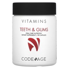 CodeAge, Вітаміни, зуби та ясна, 90 капсул