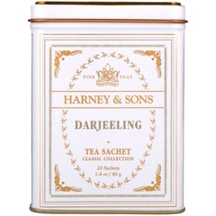 Дарджилінг, Harney ,Sons, 20 чайних пакетиків, 14 унції (40 г)