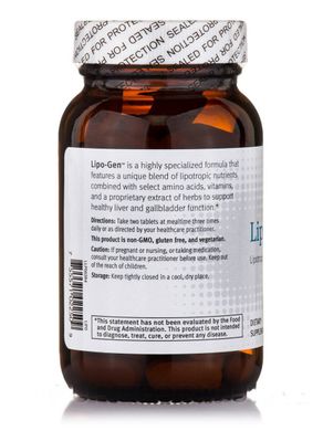 Вітаміни для печінки Metagenics (Lipo-Gen) 90 таблеток