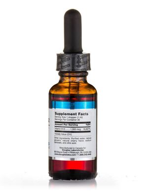 Вітамін B12 натуральний ароматизатор вишневий Douglas Laboratories (Liquid B12) 30 мл